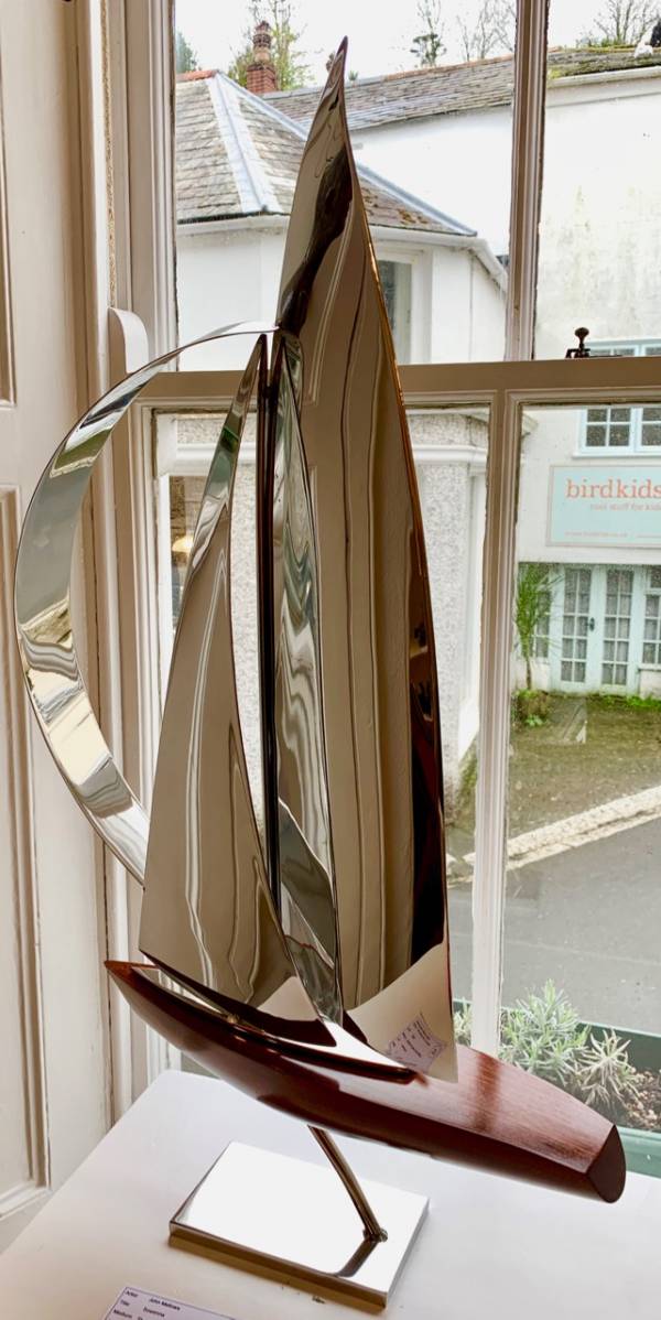 - a Sculpture by John Mellows, measuring 80 x 43 cm (H x W) £850